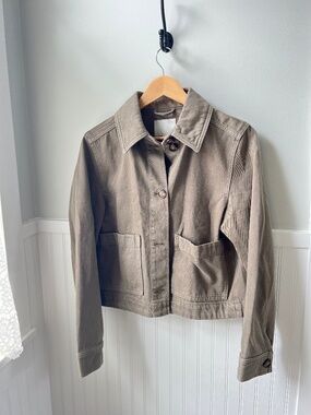 Khaki Denim Jacket
